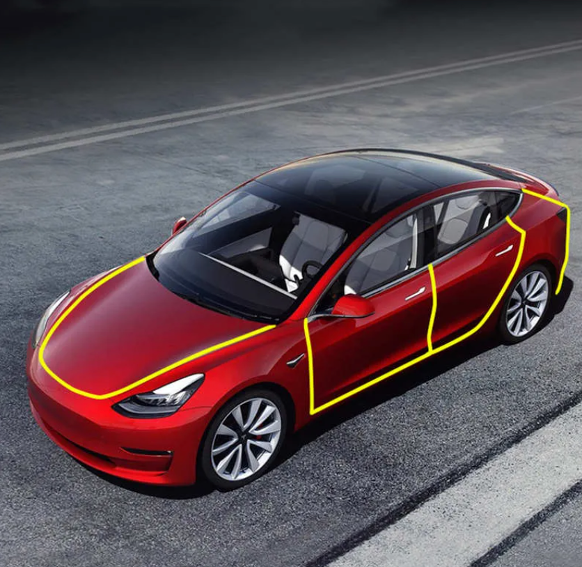 Revora Silent Seal — Complete 12-Piece Tesla Door & Cabin Noise Elimination Kit (Model 3, Y, S, X)