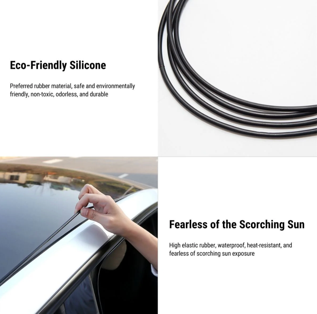 Revora Silent Seal — Complete 12-Piece Tesla Door & Cabin Noise Elimination Kit (Model 3, Y, S, X)